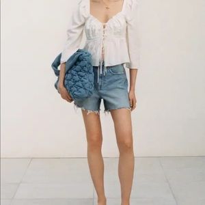 Brock Collection H & M oversized denim bag